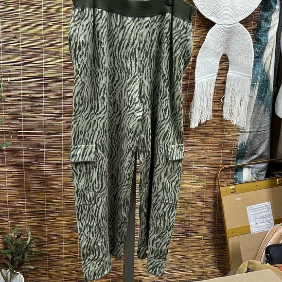 Mens Jacquard Knit Flared Pants Royalty By Maluma Size XXL - Picture 2 of 3